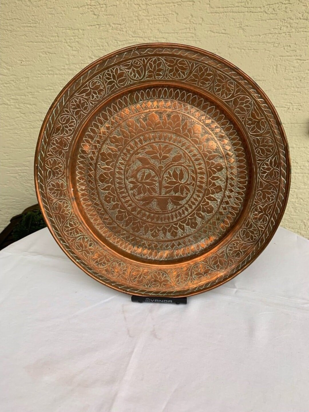 Antique Indian Copper Bowl Etsy