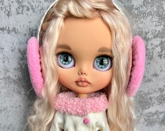 Muñeca blythe personalizada, muñeca OOAK Blythe con auriculares