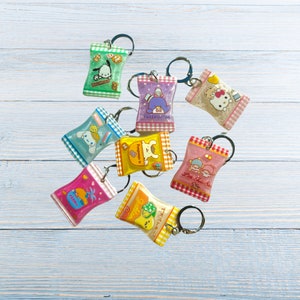 Cute Handmade Japanese Cartoon Character Stitch Markers: Adorable Knitting and Crocheting Notions | Kawaii Fibre Crafts Accessories