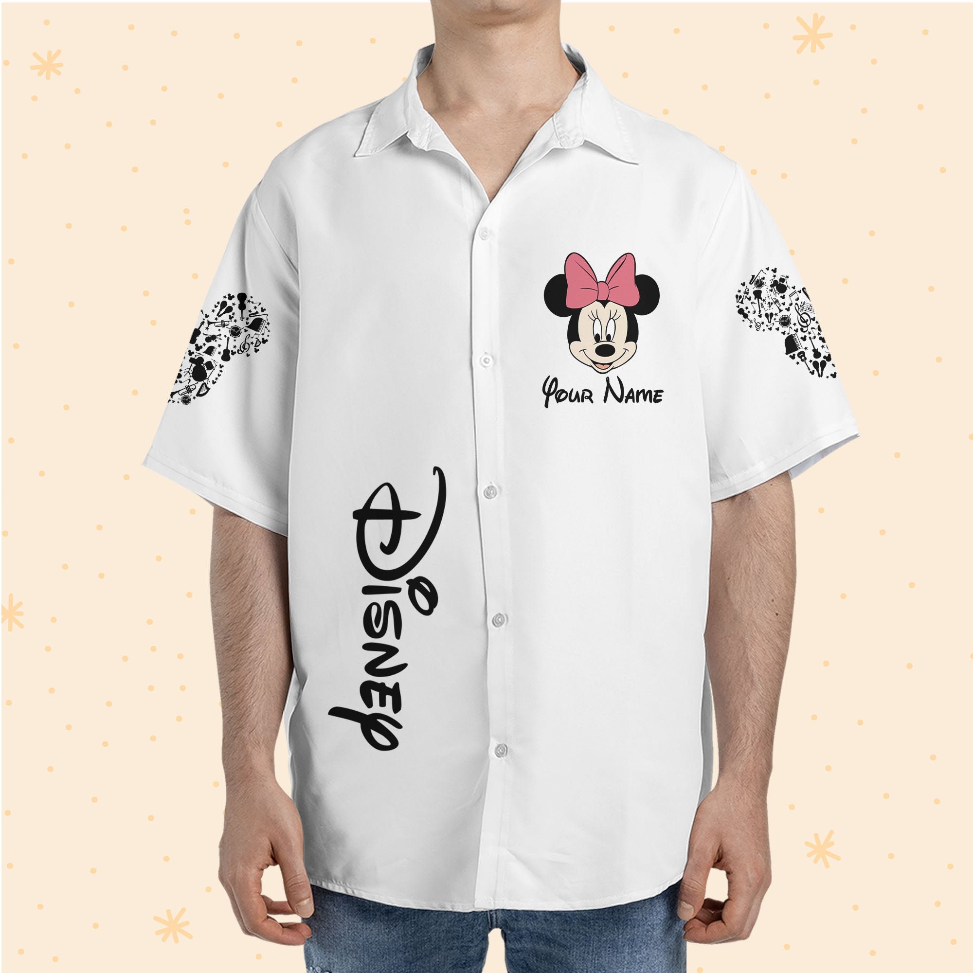 Discover Personalized Minnie Music Hawaiian