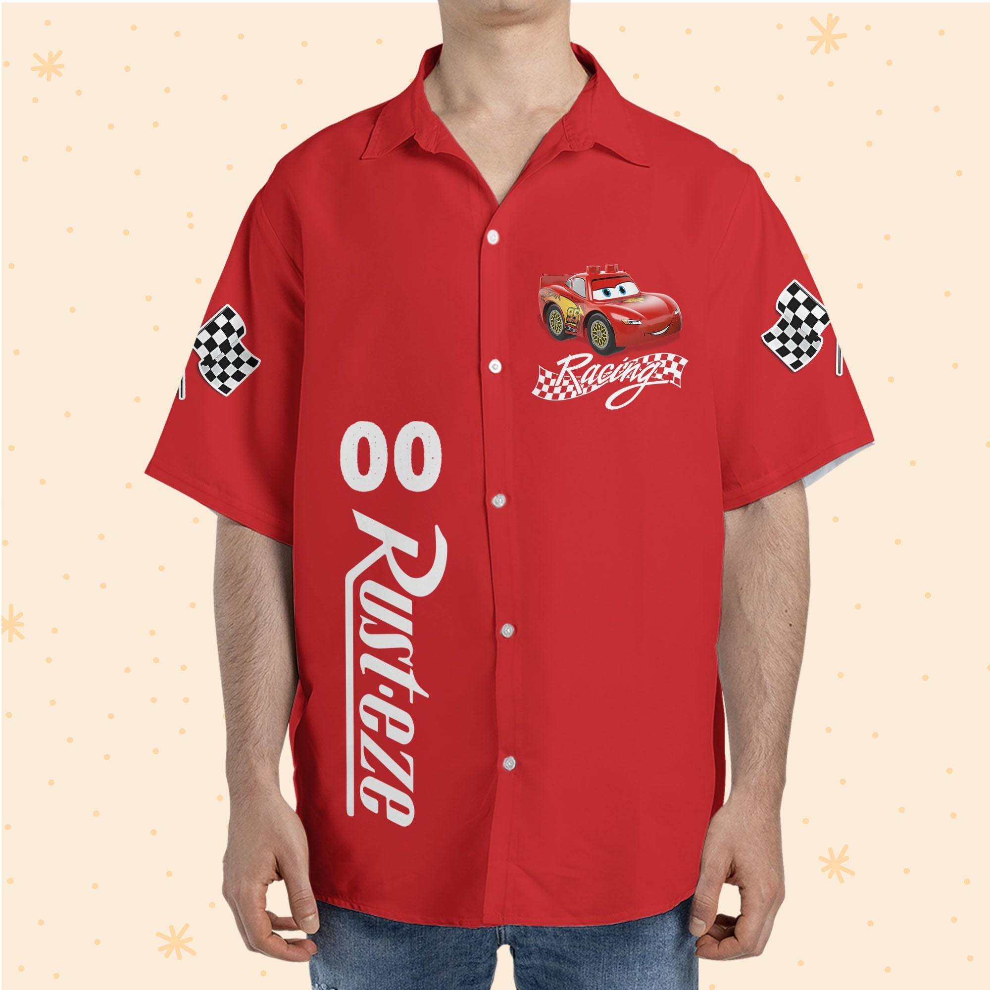 Discover Personalized Lightning Mcqueen Speed Hawaiian