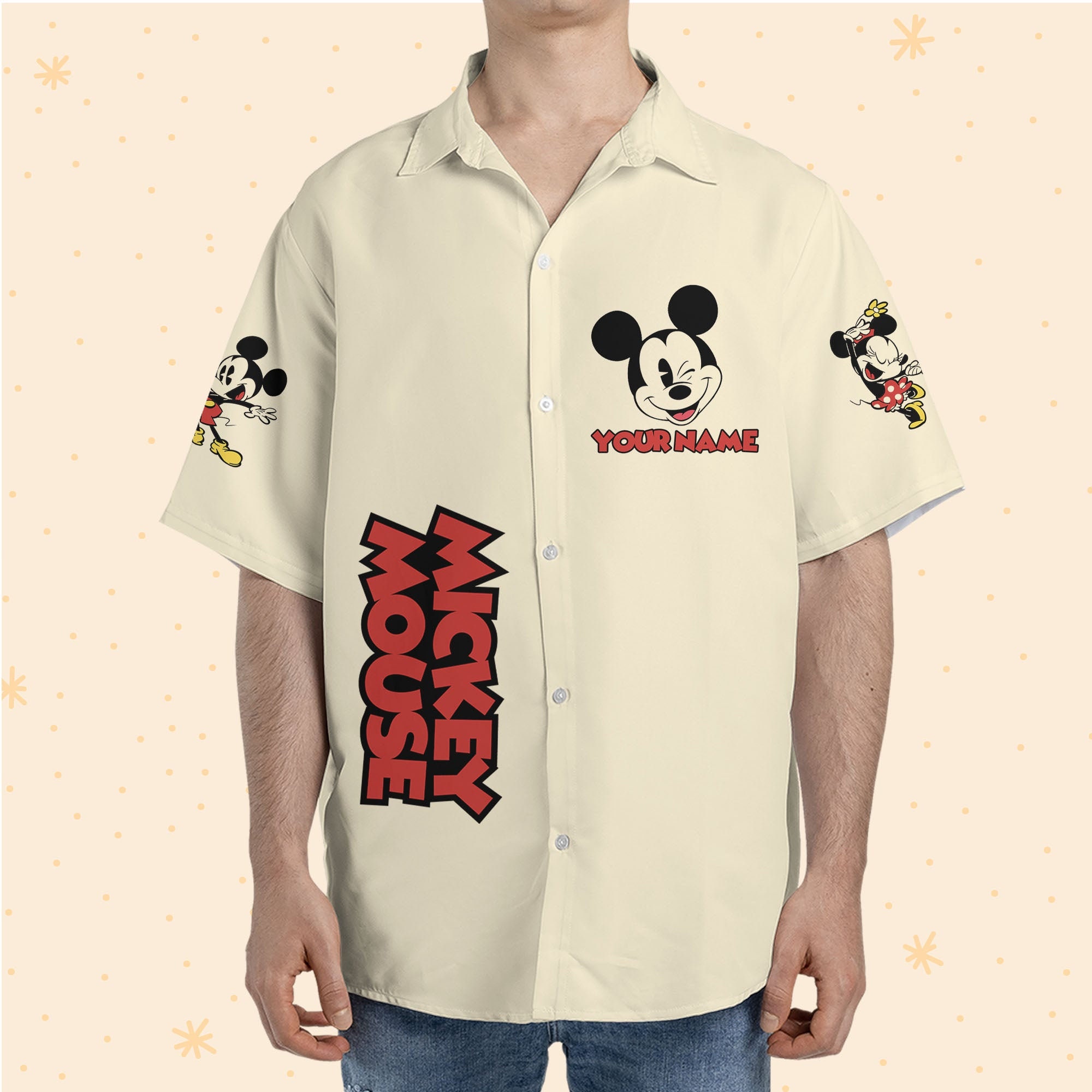 Discover Personalized Mickey Classic The Postman Hawaiian