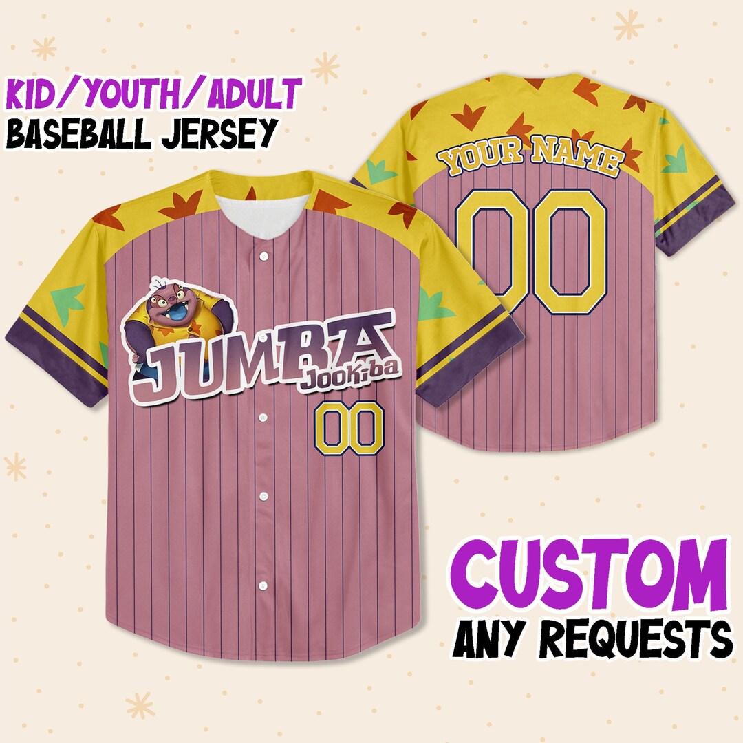 Custom Lilo and Stitch Jumba Jookiba Jersey Disney Baseball Etsy