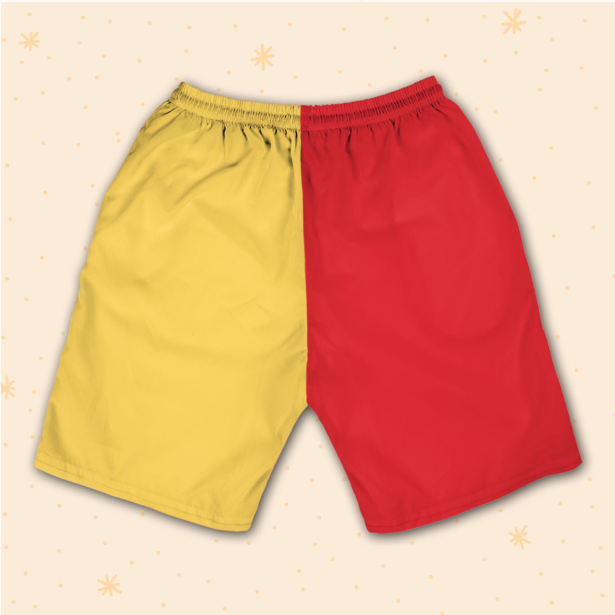 Drag Racing Men's Shorts Yellow