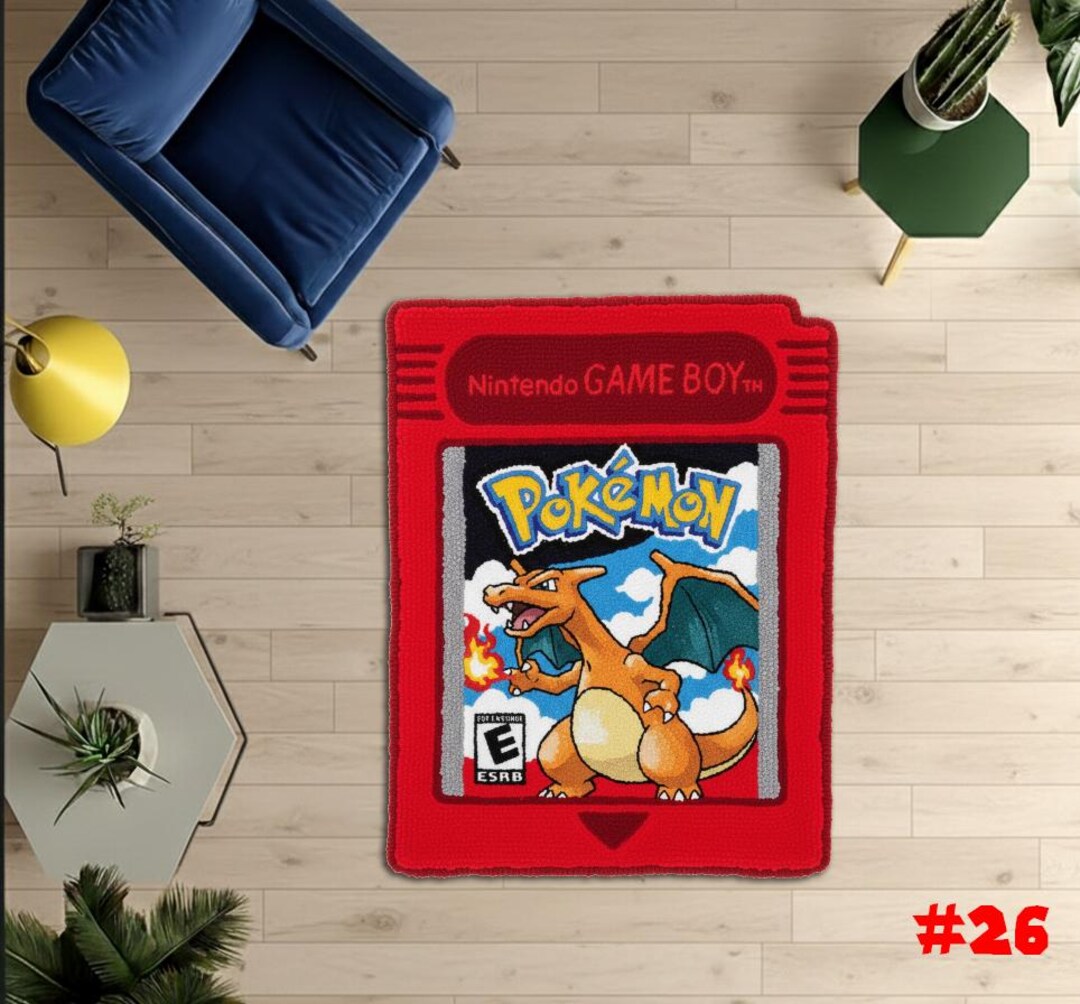 Reference Game Store Rug Retro Game Rug,red Cartridge Enjoy Rug,blue Game Cartridge Rug, Custom ...