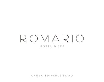 Canva Logo Vorlage, Signatur Logo, bearbeitbare Vorlage, DIY Logo, Canva Logo Branding, Canva Logo Design, Minimalistisches Logo, Branding Logo