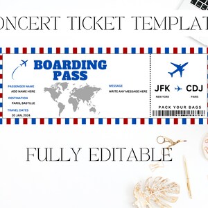 Editable Boarding Pass Template Canva Boarding Pass Customizable Editable Boarding Pass Template Canva Boarding Pass Customizable