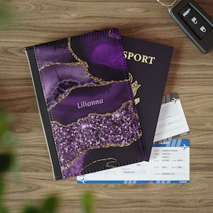 Discover Stylish Purple Passport Holder - VEARI