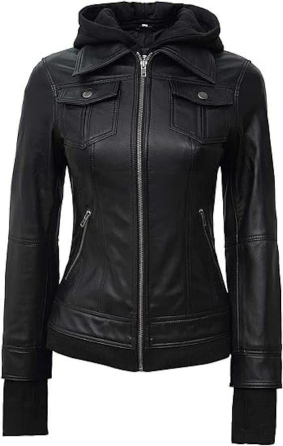 Buy Women Genuine Leather Quilted Jacket, Women's Lambskin Leather