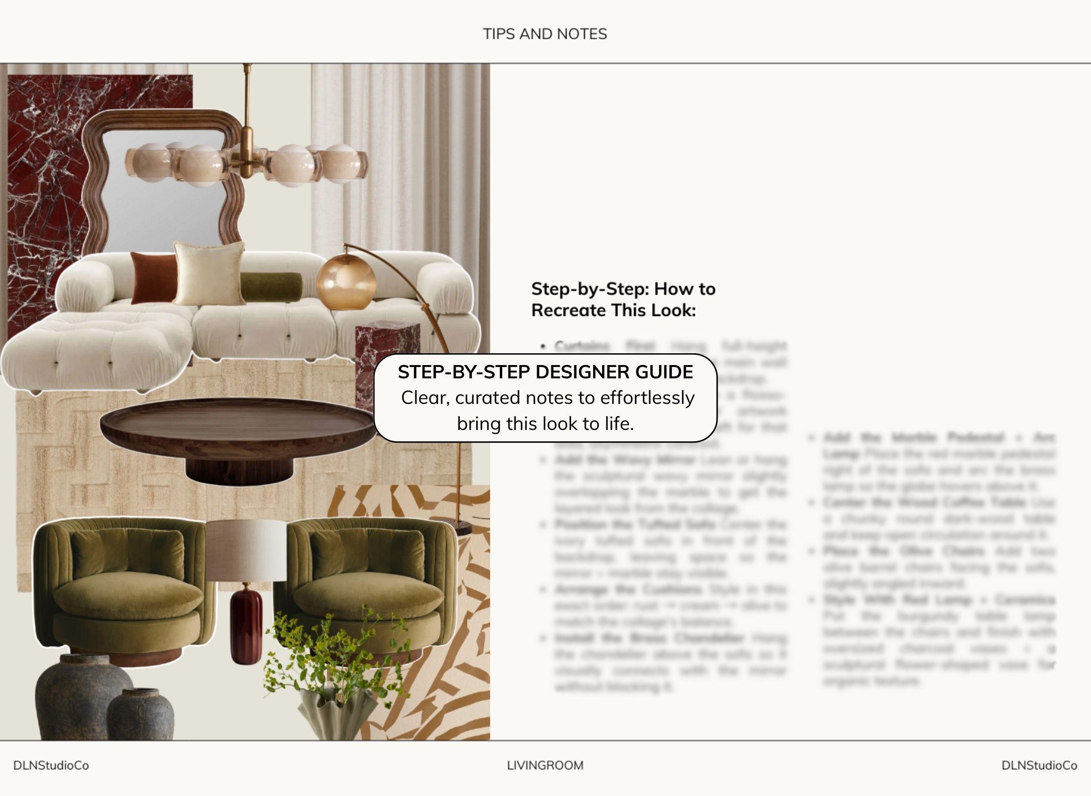 Modern Organic Living Room Design Guide | Shop the Look Interior Design ...