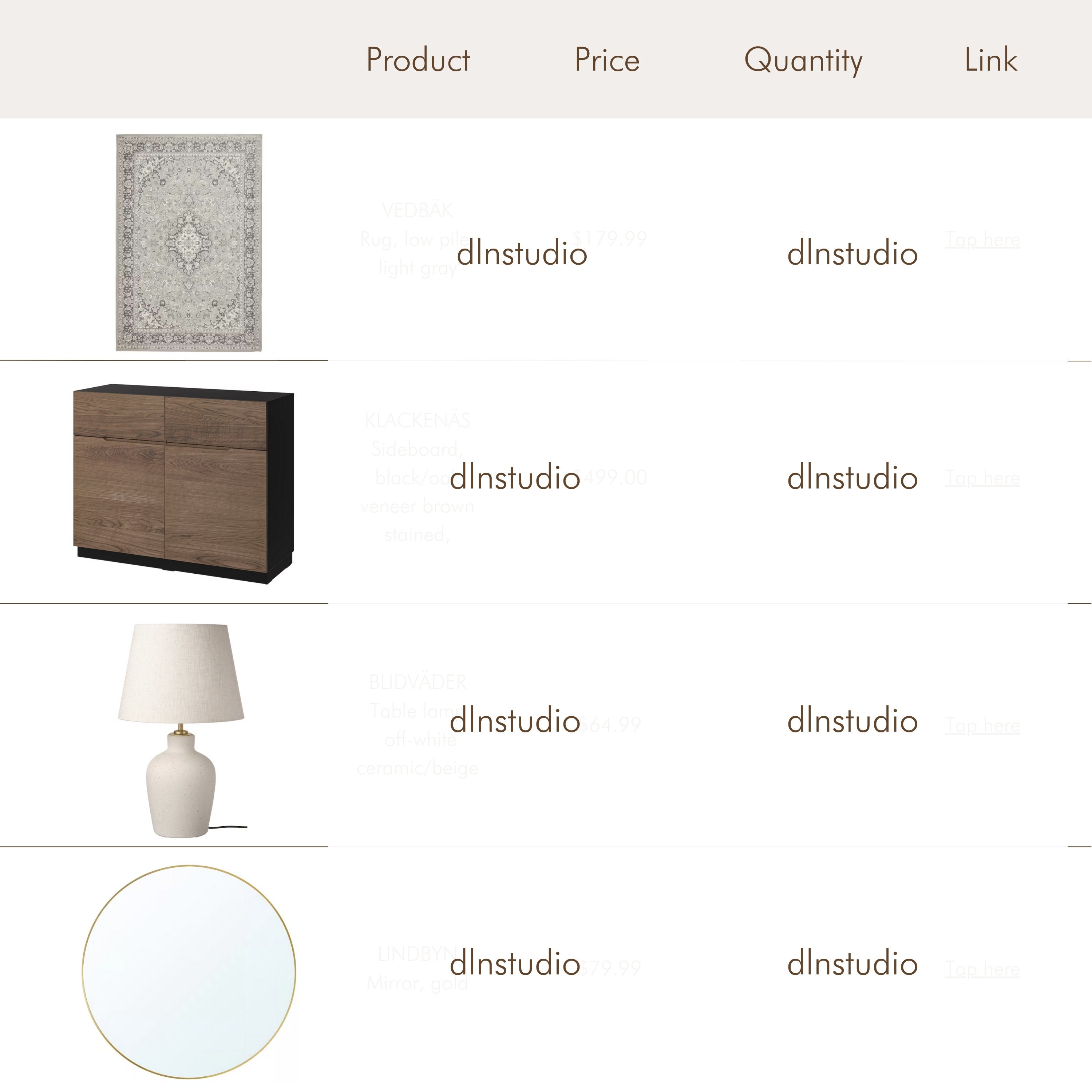 IKEA Living Room Mood Board, Shopping List, Interior Design, Shop the ...