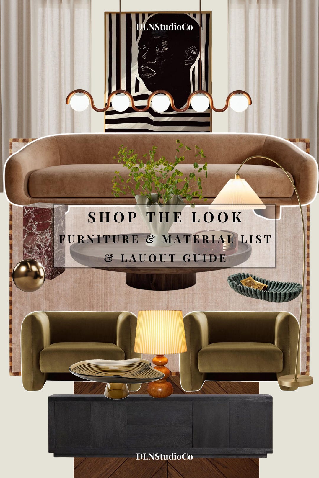 Modern Organic Italian Living Room Design Guide | Shop the Look ...