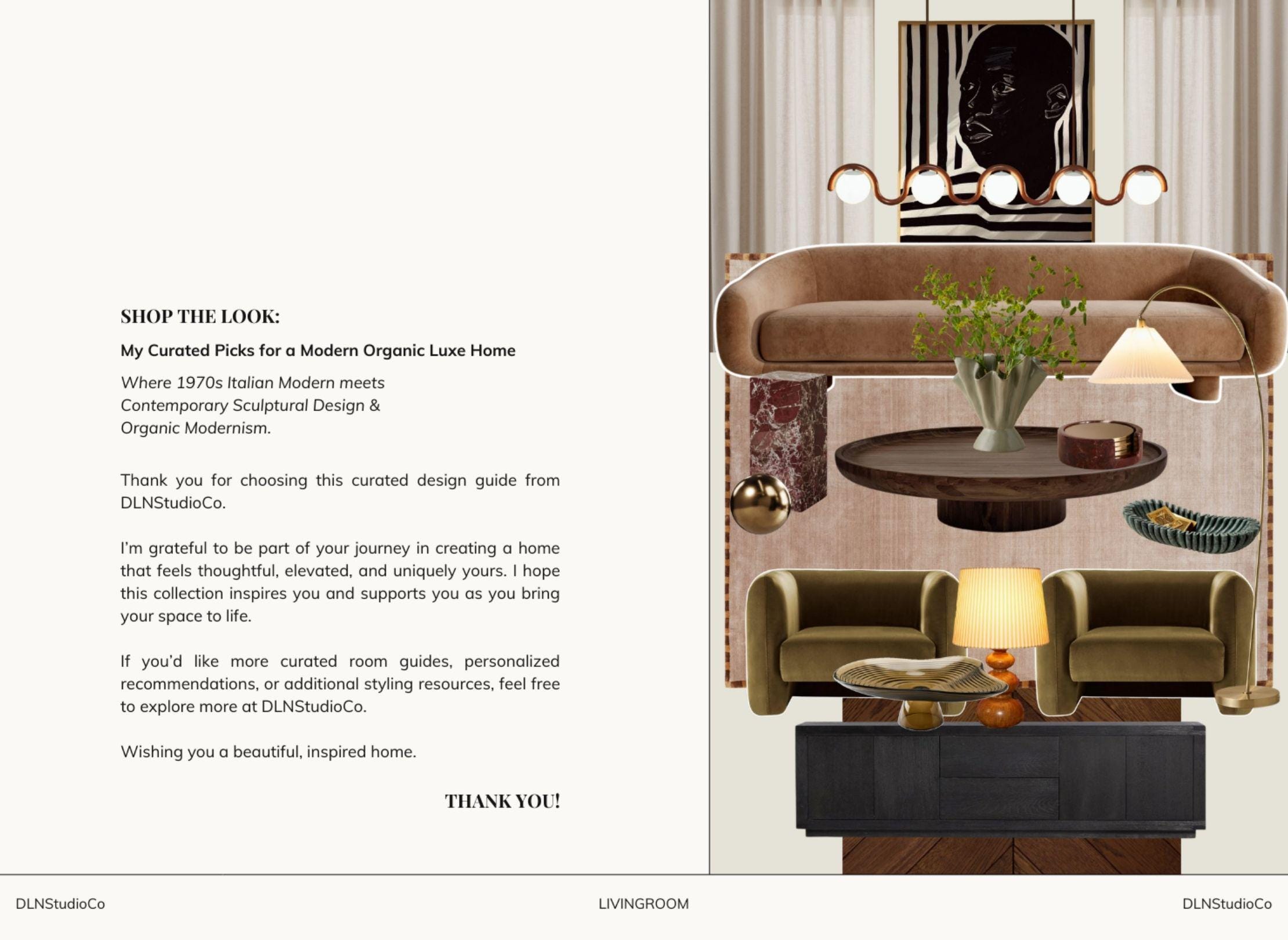 Modern Organic Living Room Design Guide | Shop the Look Interior Design ...