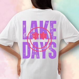 Distressed Smiley Face Png, Lake Days Png, Retro Summer png files for sublimation, Summer Tsihrt Design, Trendy Summer png, Smile Face Lake
