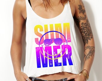 Retro Summer Smiley Face PNG, Distressed T-Shirt Design (Digital Download)