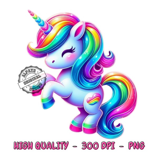 Cute Unicorn png for sublimation, shirt png for kid, sublimation png, design for shirts, unicorn shirt,colorful designs, dtf design