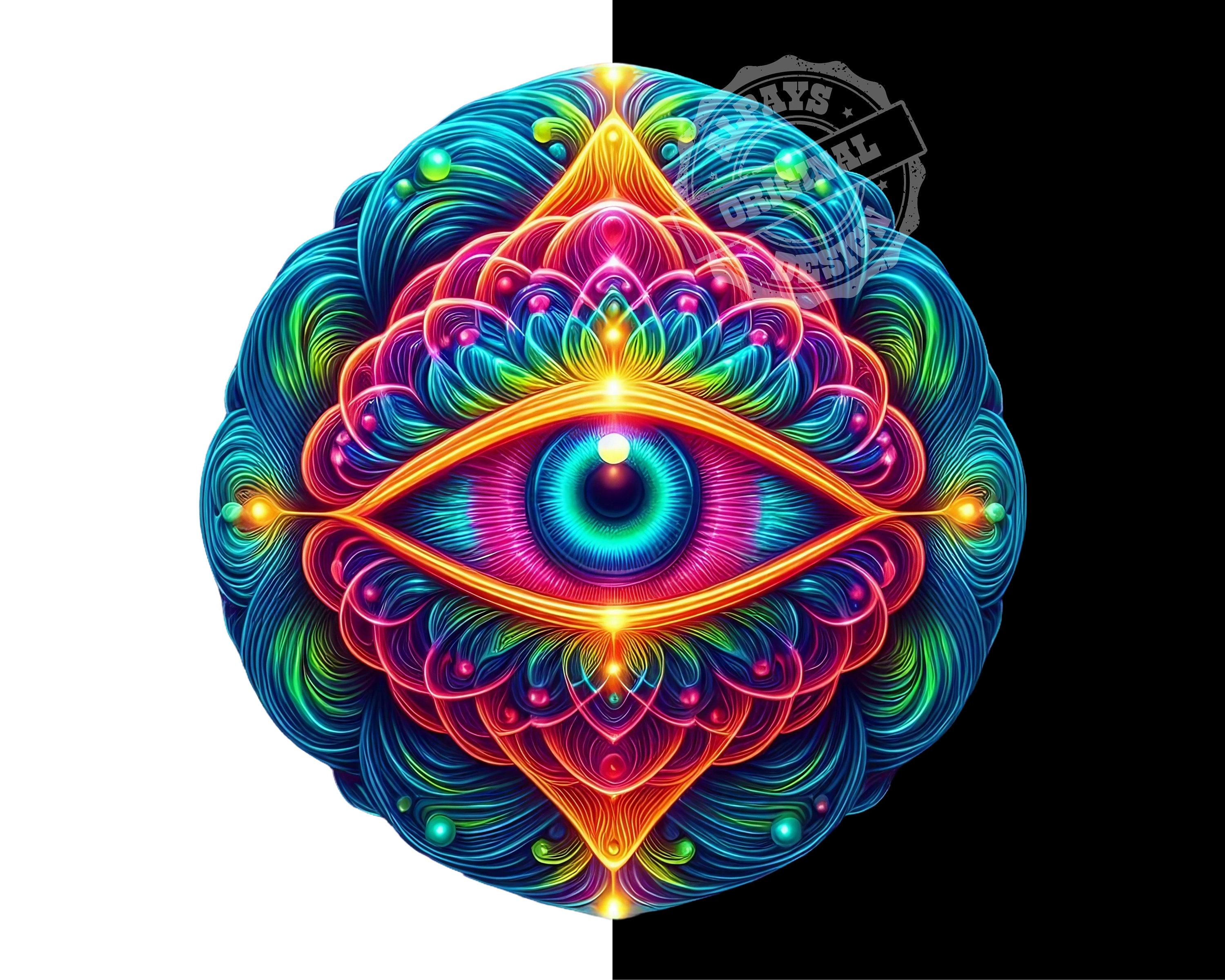 Third Eye PNG, Colorful Meditation Design (digital Download) - Etsy