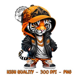 Cool tiger png, png files for sublimation,shirt png,dtf,dtg,urban designs,hoodie designs,sublimation designs for shirts