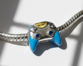 Retro Handheld Console Charms for bracelet, 925 Sterling Silver | Video Game Bead