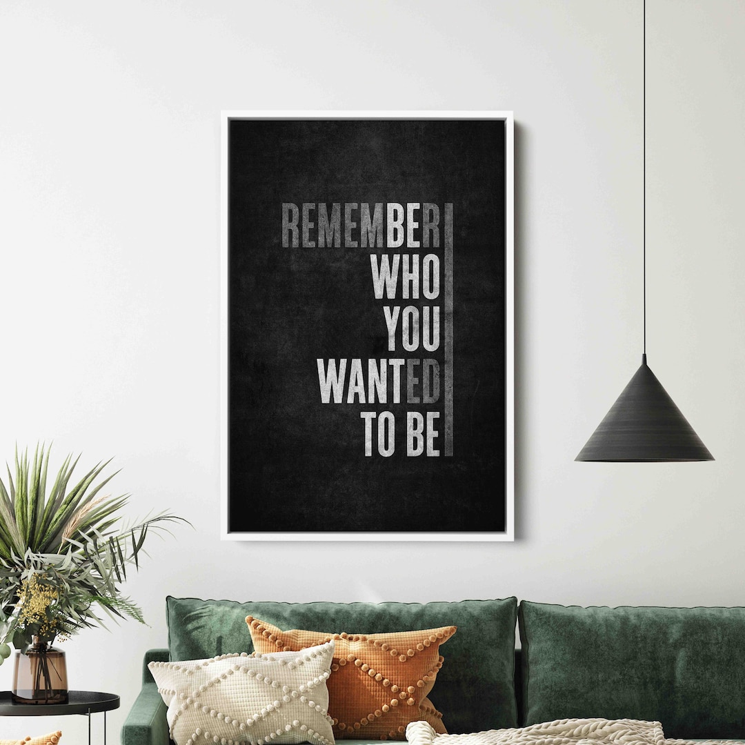 Black White Motivational Canvas, Inspirational Canvas, New Quote Art ...