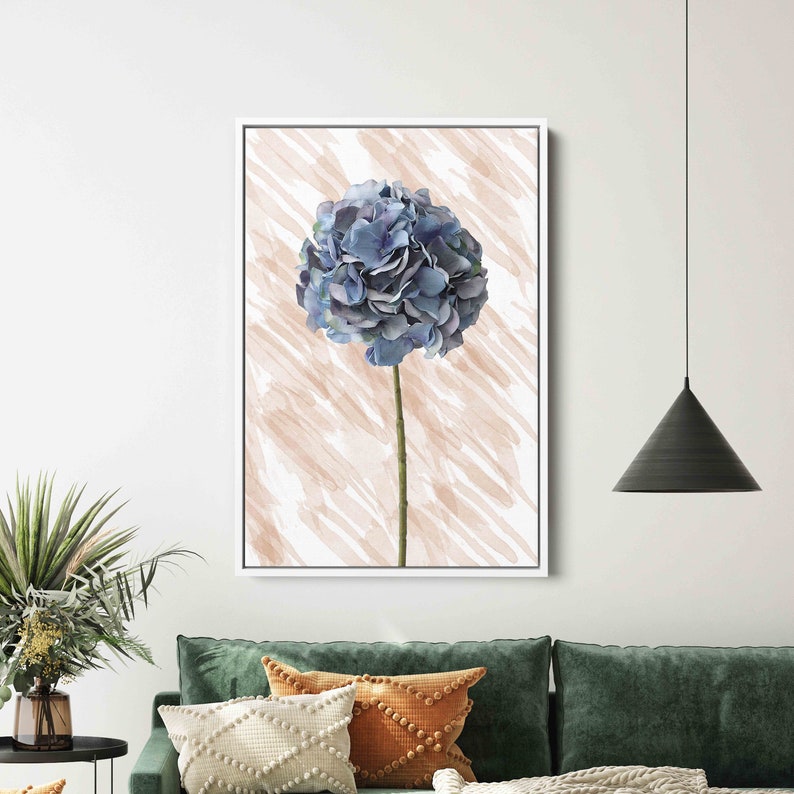 Flower Painting Modern Wall Art Flower Canvas Floral Wall - Etsy