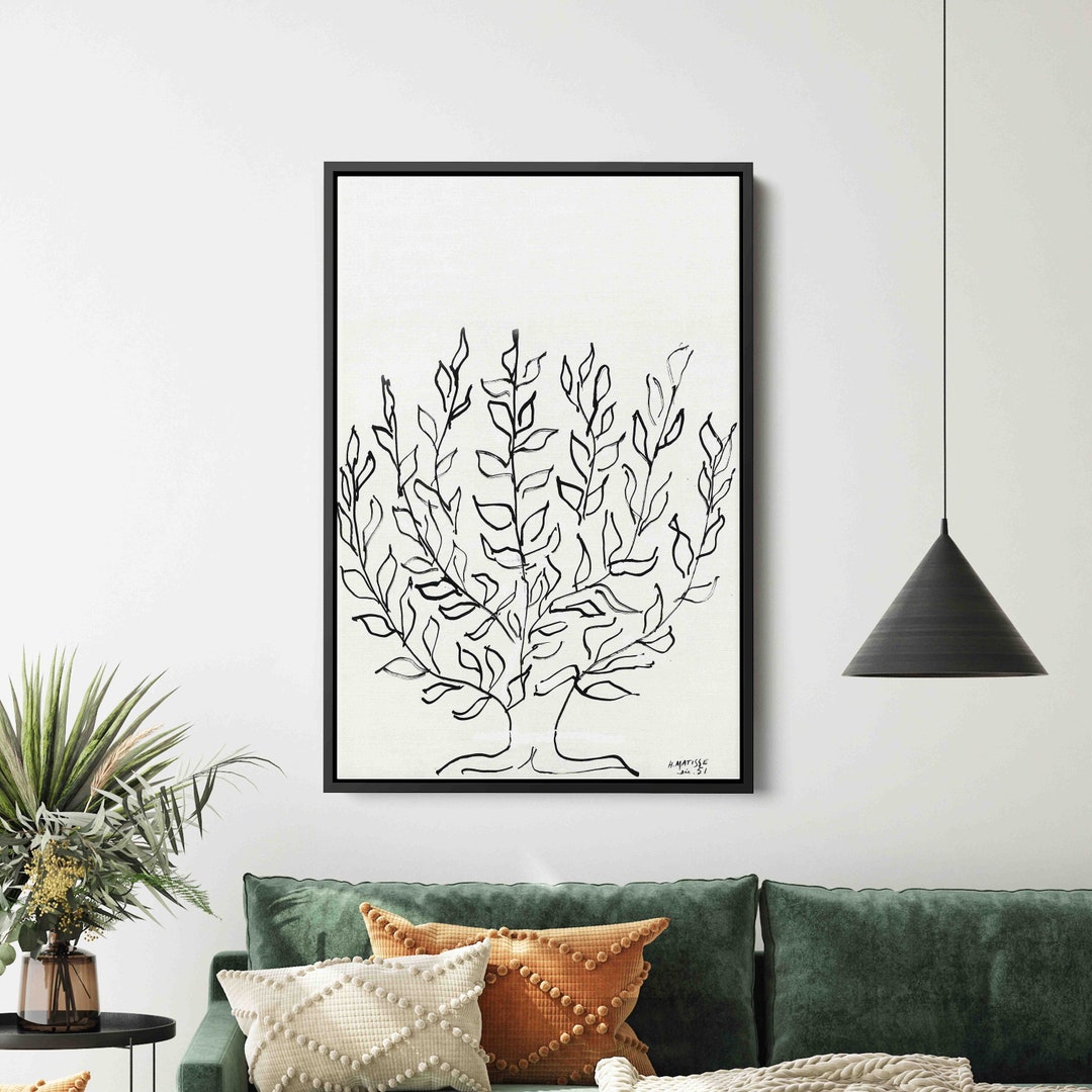 Henri Matisse the Plain Tree, Tree Wall Decor, Expressionism Canvas