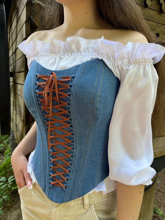 コルセット 50s vintage サテン ガーターコルセット ユーロ コルセット