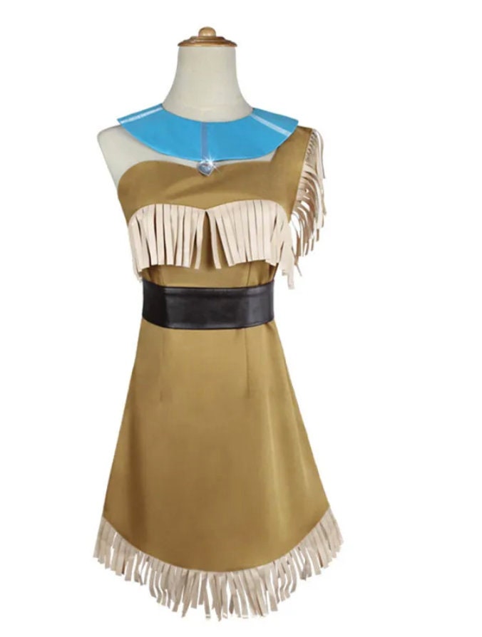  Pocahontas Deluxe Costume, Brown, Small (4-6X) : Clothing,  Shoes & Jewelry