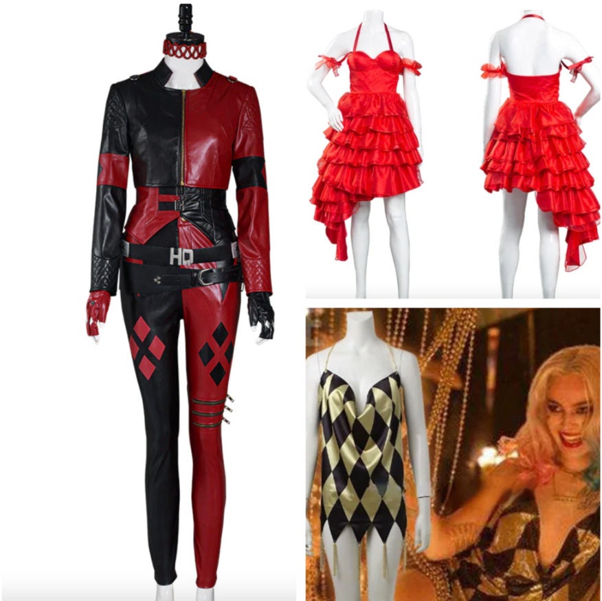 DIY VESTIDO ARLEQUINA (HARLEY QUINN CLUBE DRESS) 3 Formas 