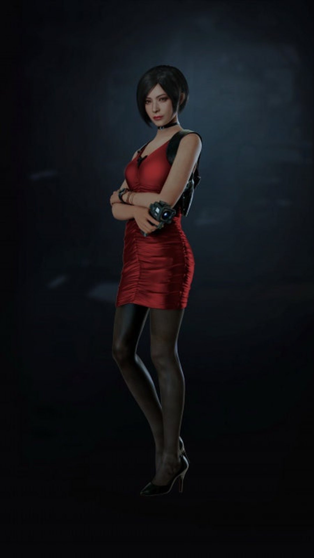 Resident Evil 4 Remake Ada Wong Cosplay Costume Tops Halloween