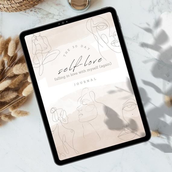 Self-Love Journal: A Digital and Printable Journal for Mindfulness Exercises for Positive Thinking and Emotional Healing / Self-Care Journal