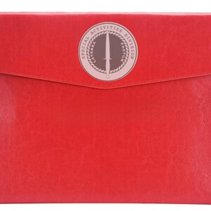 CIA Special Activities Division Doc Folders | Set of 4 | Covert Ground Operation | Movie prop | Cosplay | Leather | Special Agent | Custom