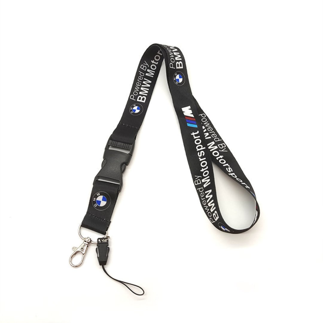 BMW Mpower Black Lanyard Keyring Keychain ID Key Card Holder - Etsy