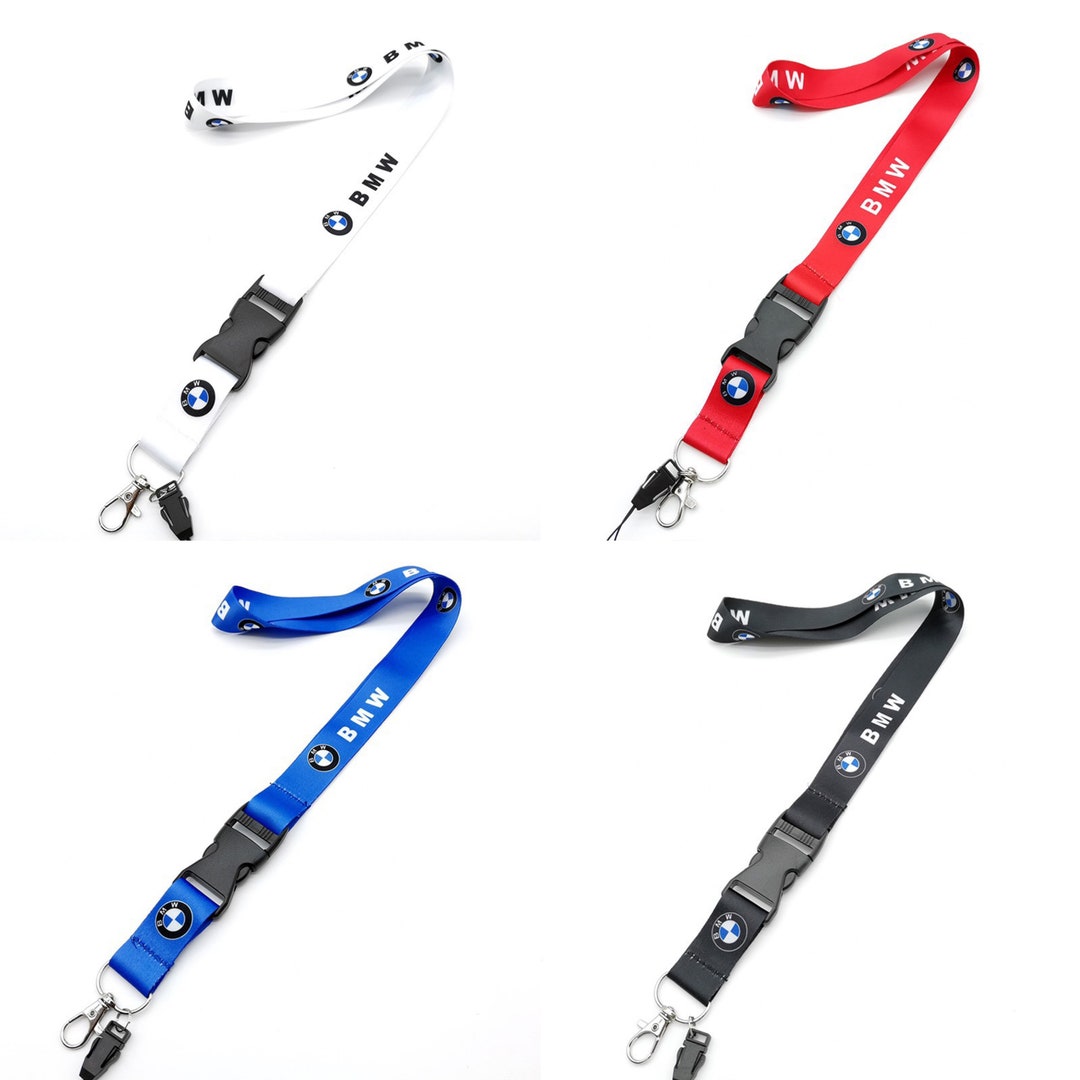 BMW Mpower Lanyard Keyring Keychain ID Key Card Holder Phone Strap UK