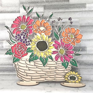 Floral table centerpiece laser cut file for 3mm wood,  available in SVG format, other formats available upon request