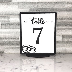 Wedding Table Numbers, #1 through #20, SVG instant download