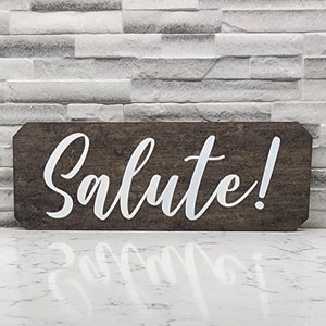 Salute wall or shelf decoration, laser cut file, SVG format INSTANT DOWNLOAD