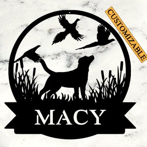 Customizable pheasant hunter, Labrador wall decoration, instant download, available in  SVG, DXF and PNG formats.