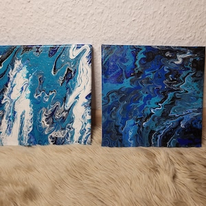 Acrylic Pouring Artwork