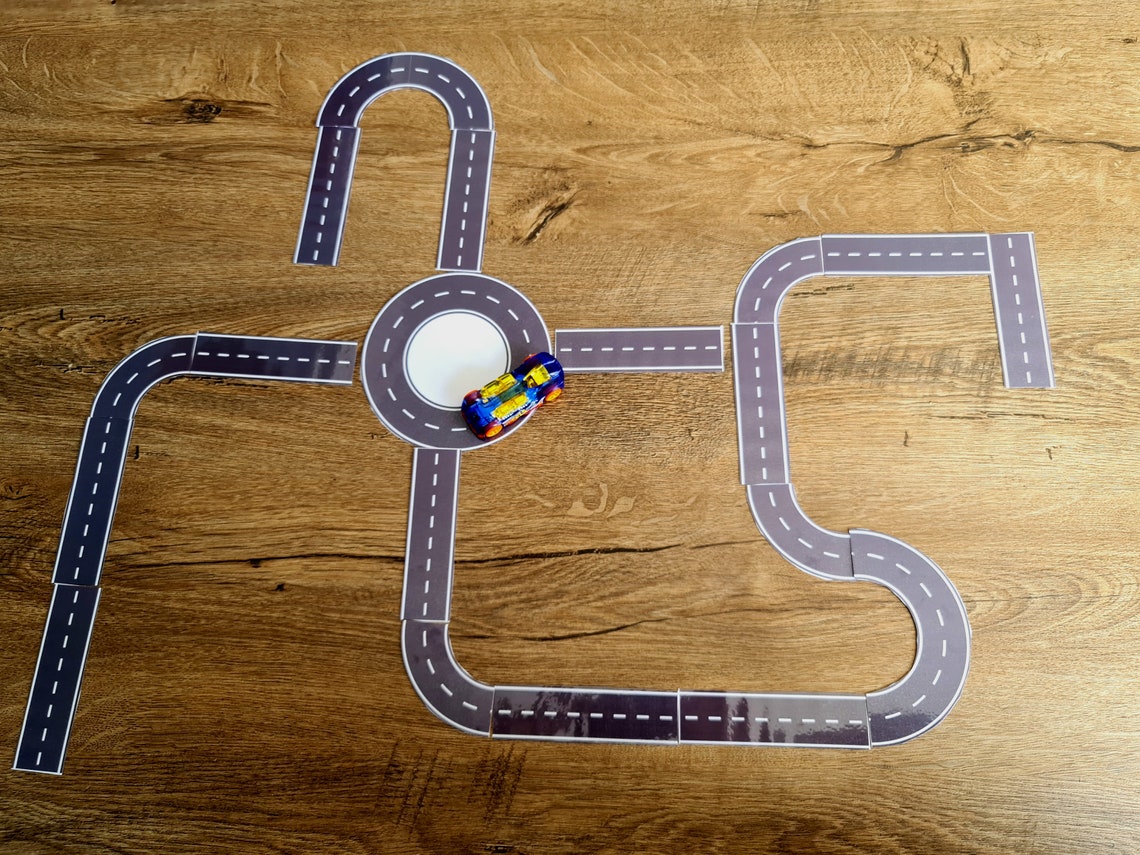 Printable Road Puzzle Board Game, Make Your Own Road, Educational Kids Toy, Educational Print ...