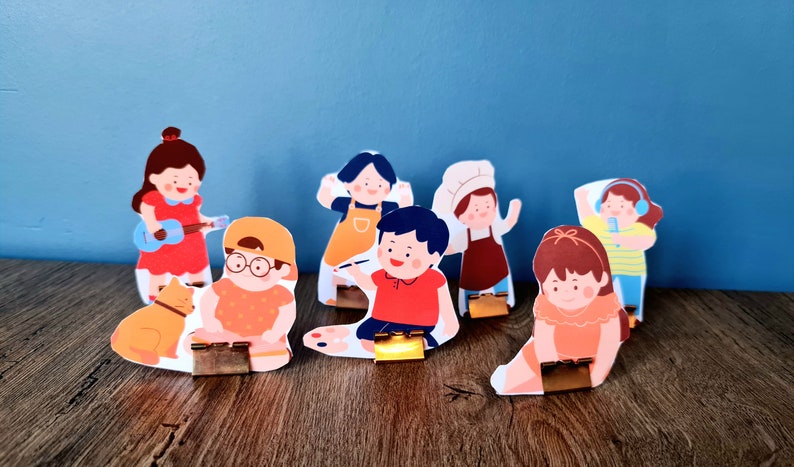 Paper Miniature Doll House Quiet Book, Dramatic Pretend Play, Cut ...