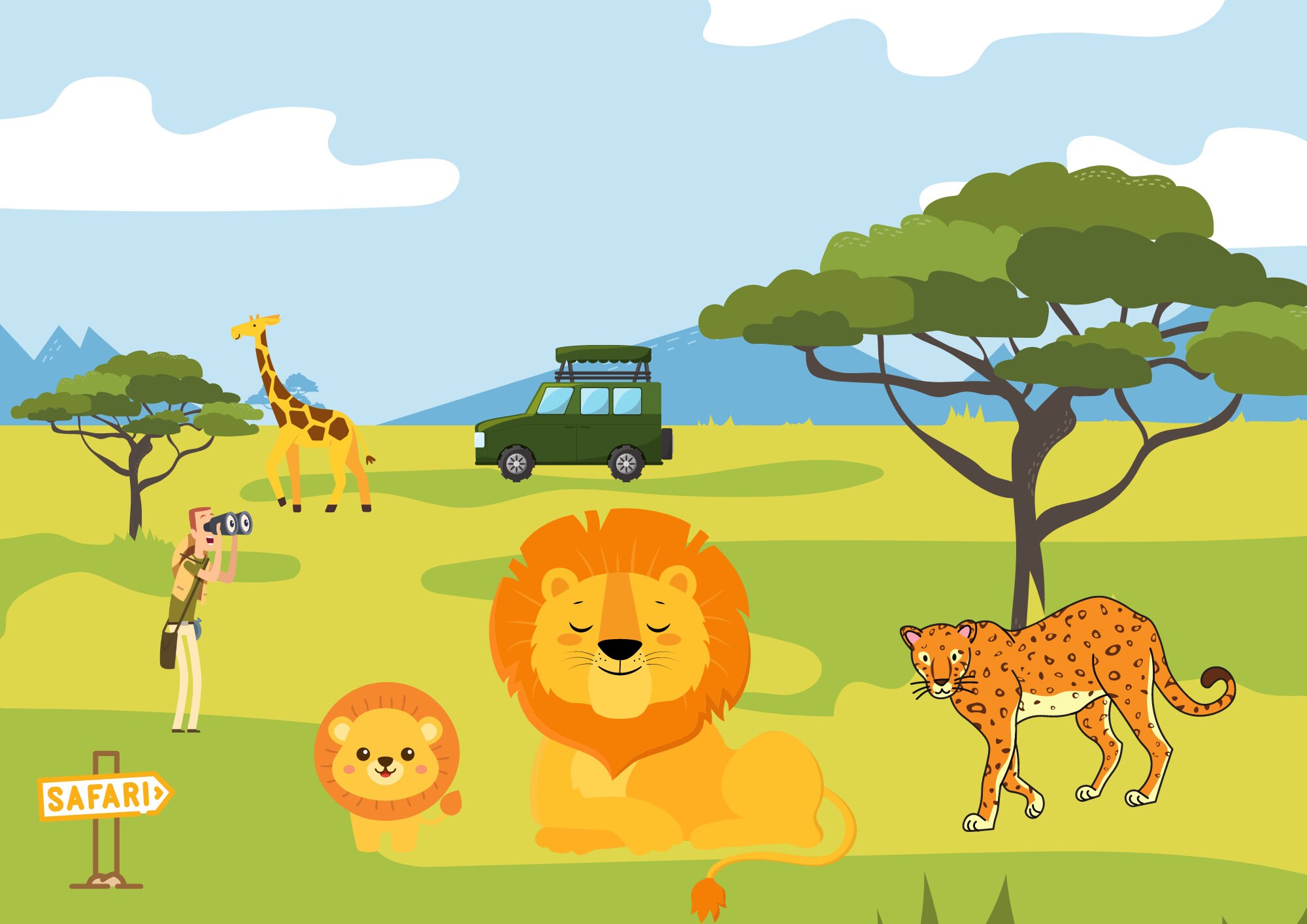 Safari Animal Cut and Glue Kid Paper Craft, Waldorf Game, Quiet ...
