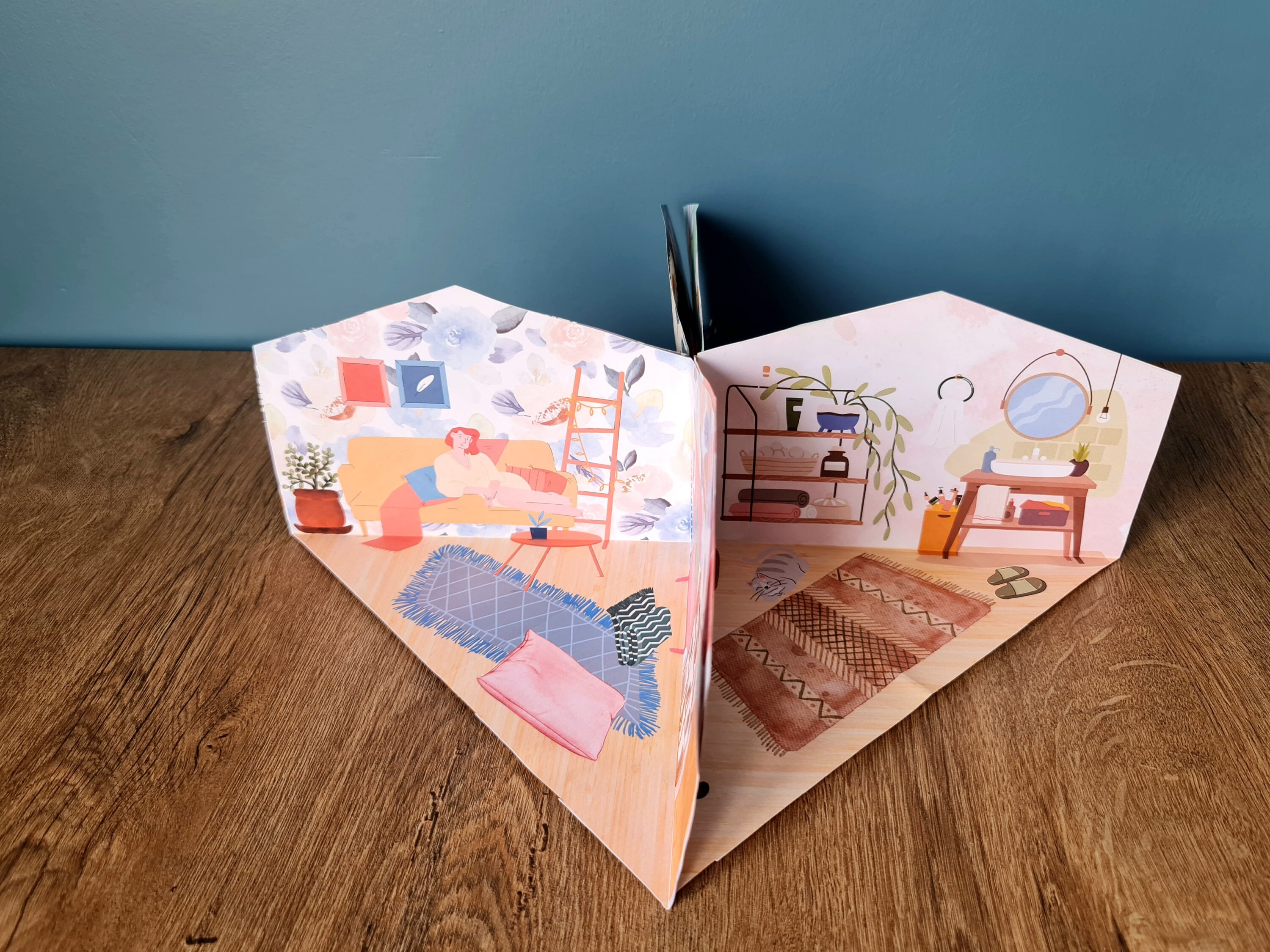 Paper Miniature Doll House Quiet Book, Dramatic Pretend Play, Cut ...