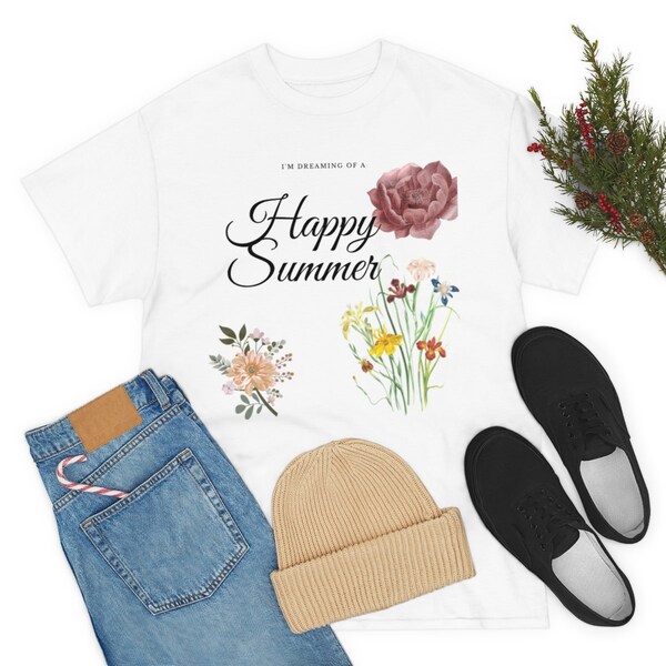 T shirt Happy summer