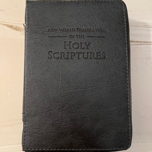 New World Translation Bible Cover, Gray, Jehovah’s Witness, Pioneer Gifts