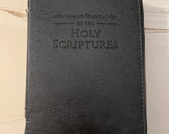 New World Translation Bible Cover, Gray, Jehovah’s Witness, Pioneer Gifts