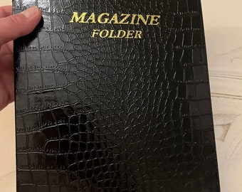 Black Gator/Croc Magazine & Tract Folder, Jehovah’s Witnesses JW.ORG