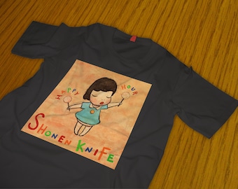 Nueva camiseta negra de manga corta con diseño de cuchillo shonen, tallas S-4X, informal, genial, clásica, para hombre.