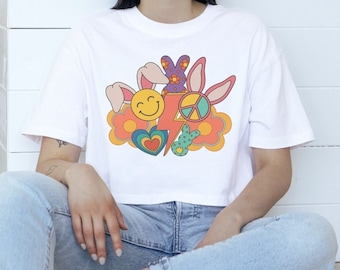 Retro Easter png, Groovy Easter Png, Easter bunny smiley face Png, Bunny Png, Easter Bunny Png, Easter Png, Shirt Design