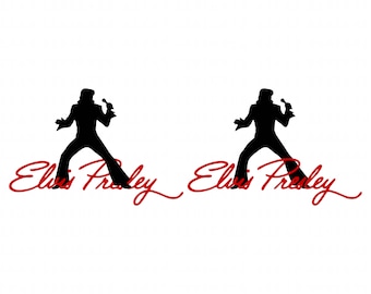 Elvis Presley Digital Download, Svg, Png, Dxf, Eps